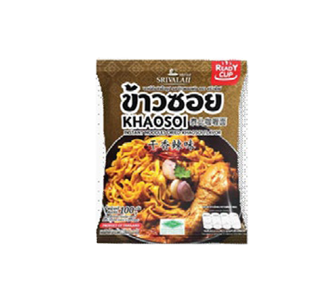Instant noodles dried Khaosoi Flavor 100 g (25 PCS / CARTON)